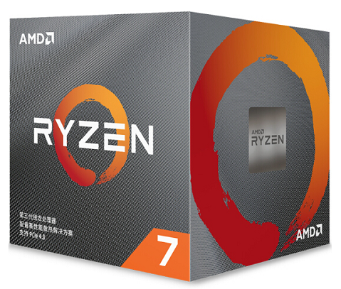 AMD 锐龙7 3800X处理器（r7）7nm 8核16线程 3.9GHz 105W AM4接口盒装CPU