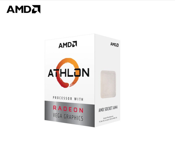 AMD 速龙 3000G CPU处理器搭载 Radeon 集显卡 AM4接口A320 B350主板 双核四线程 3.5GHz