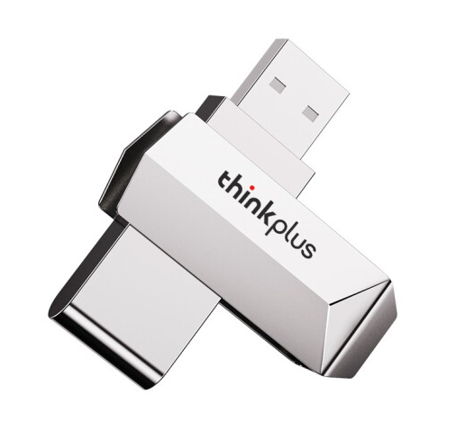 联想（ThinkPlus）TPU301 64GB USB3.0 U盘 高速全金属360度旋转