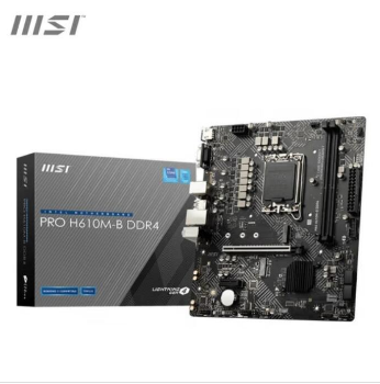 ΢ǣMSIPRO H610M-B DDR4 壨Intel H610/LGA 1700